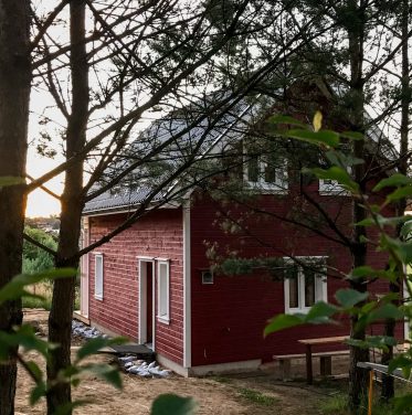 Dom szkieletowy w stylu skandynawskim